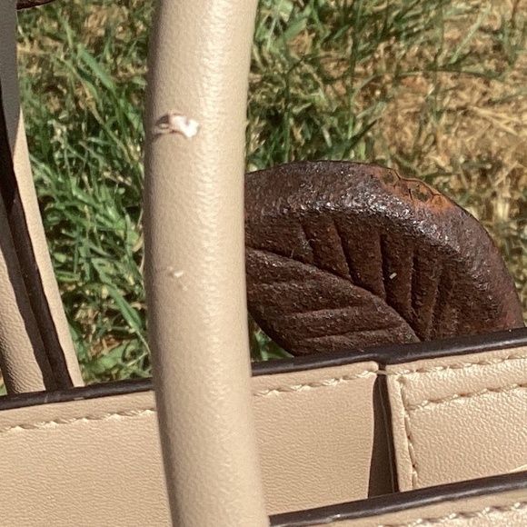 Michael Kors Mercer Medium NS Shopper Handbag Crossbody Tote Bag In Buff - Picture 10 of 10